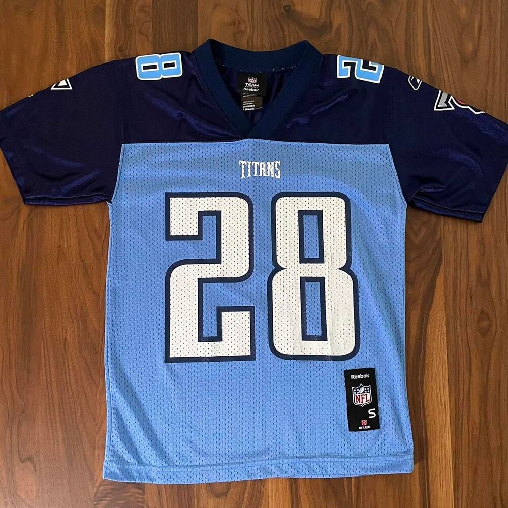 Reebok NFL Tennessee Titans CHRIS JOHNSON #28 Jersey Youth S